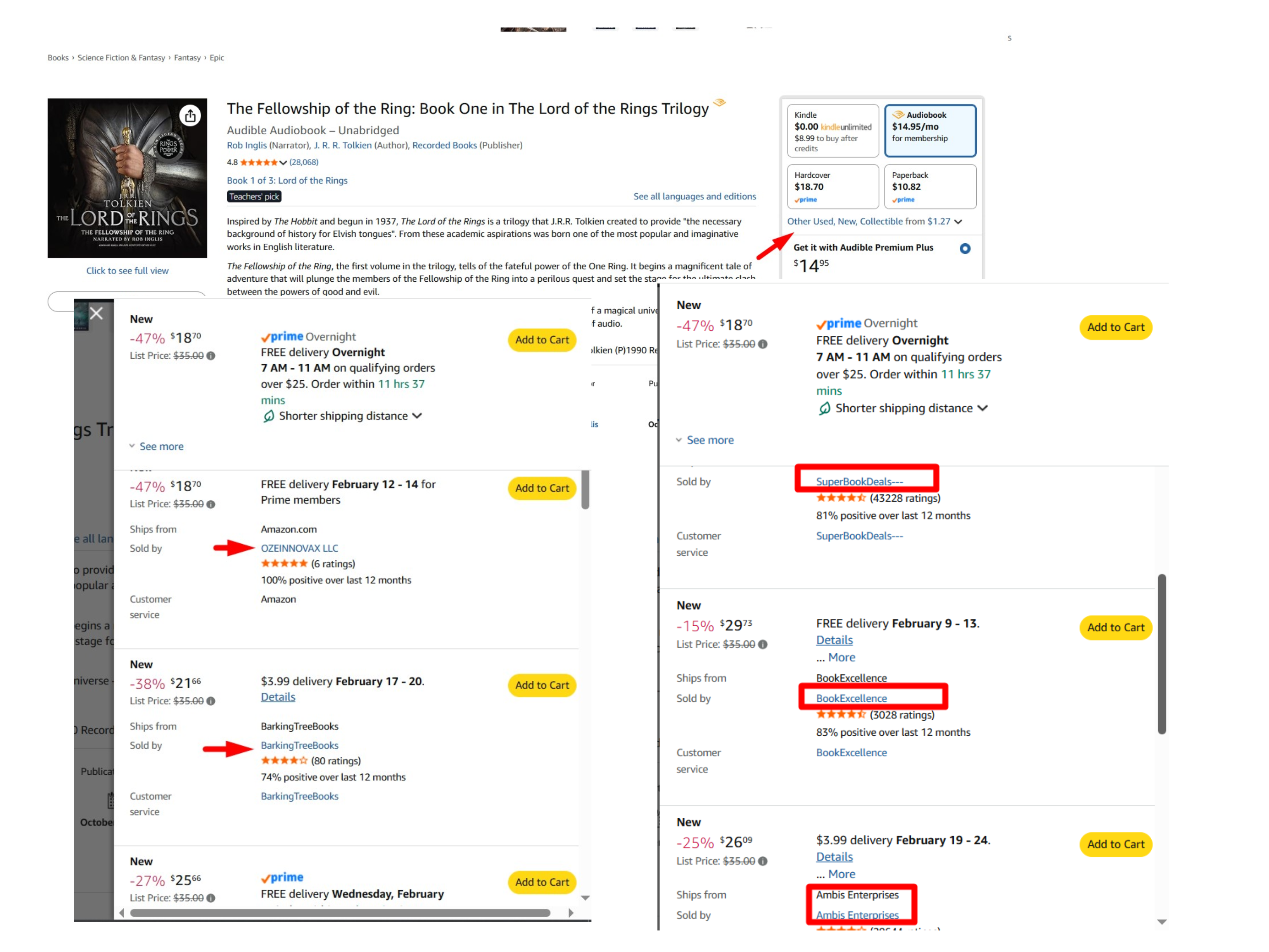 amazon used book sellers